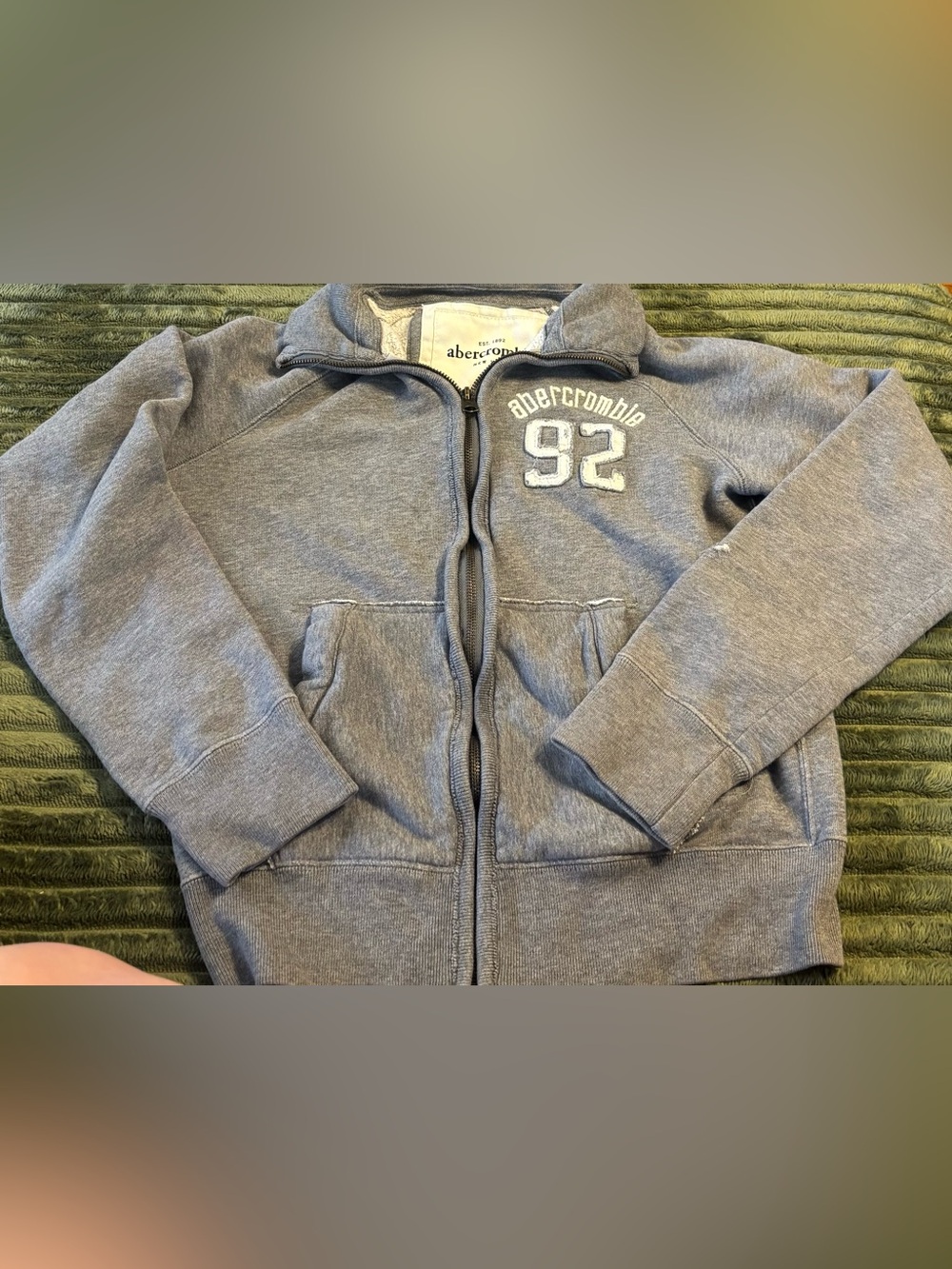 Abercrombie & Fitch Y2K zipper collared jacket